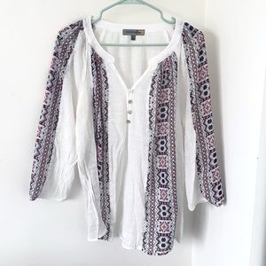 White Button Up Blouse